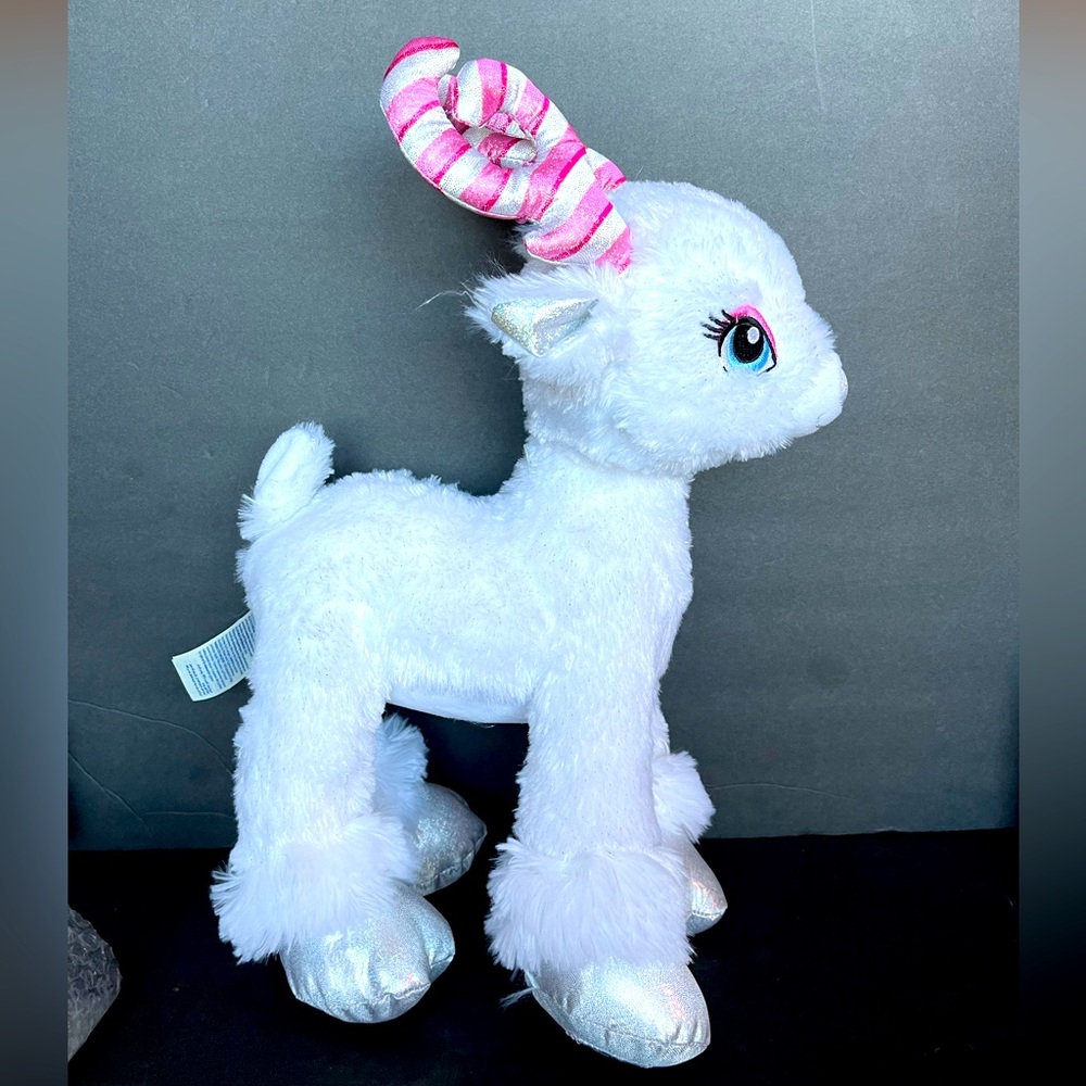 Build A Bear BAB Candy Cane Glisten Reindeer 19" Tall BABW Workshop Christmas